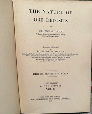 The Nature of Ore Deposits, Volume II
