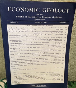 Item #15624 A Special Issue Devoted to Skarn Deposits. Marco T. Einaudi, D. M. Burt
