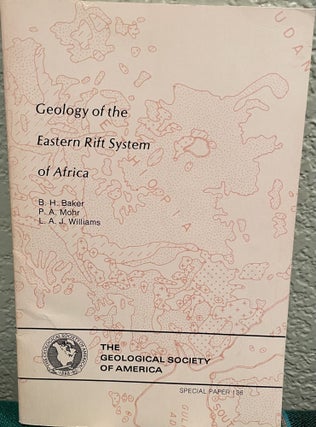 Item #15970 Geology of the eastern rift system of Africa. B. H. Baker