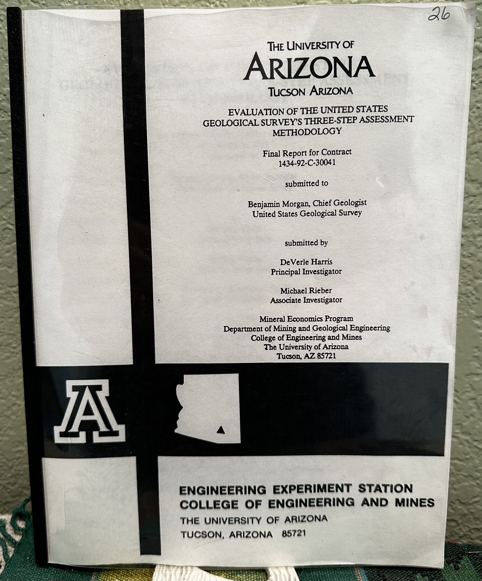 Evaluation of the United States Geological Survey's Three-Step assessment methodology. Harris DeVerle.