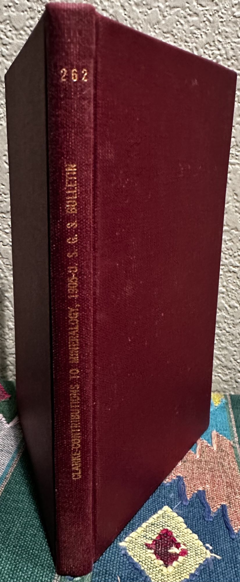 Contributions to Mineralogy From the United States Geological Survey. F. W. Clarke.