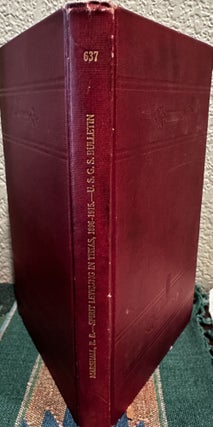 Item #18887 Spirit Leveling in Texas 1896 to 1915, Inclusive. R. B. Marshall