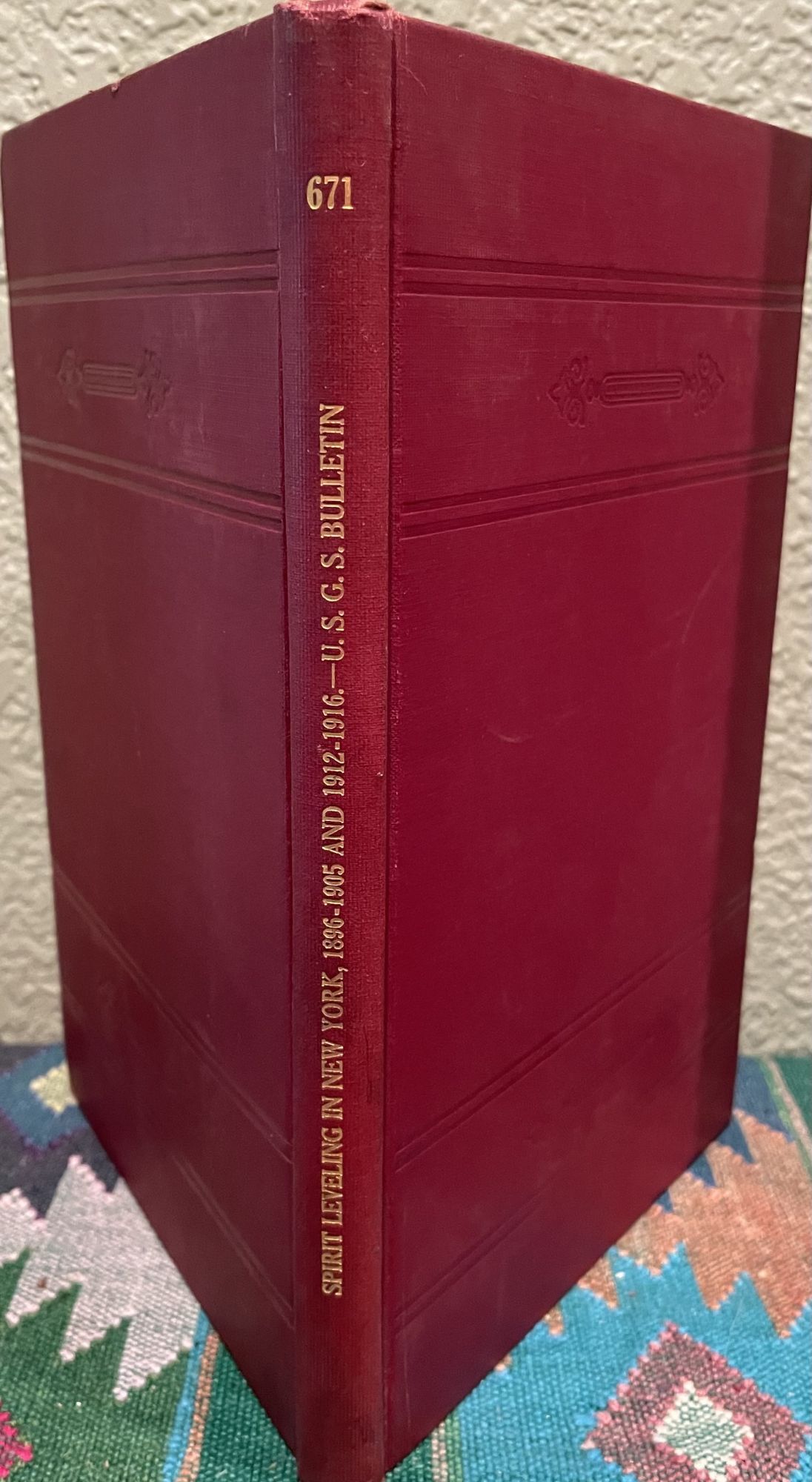 Spirit Leveling in New York 1896-1905 and 1912-1916. R. B. Marshal.