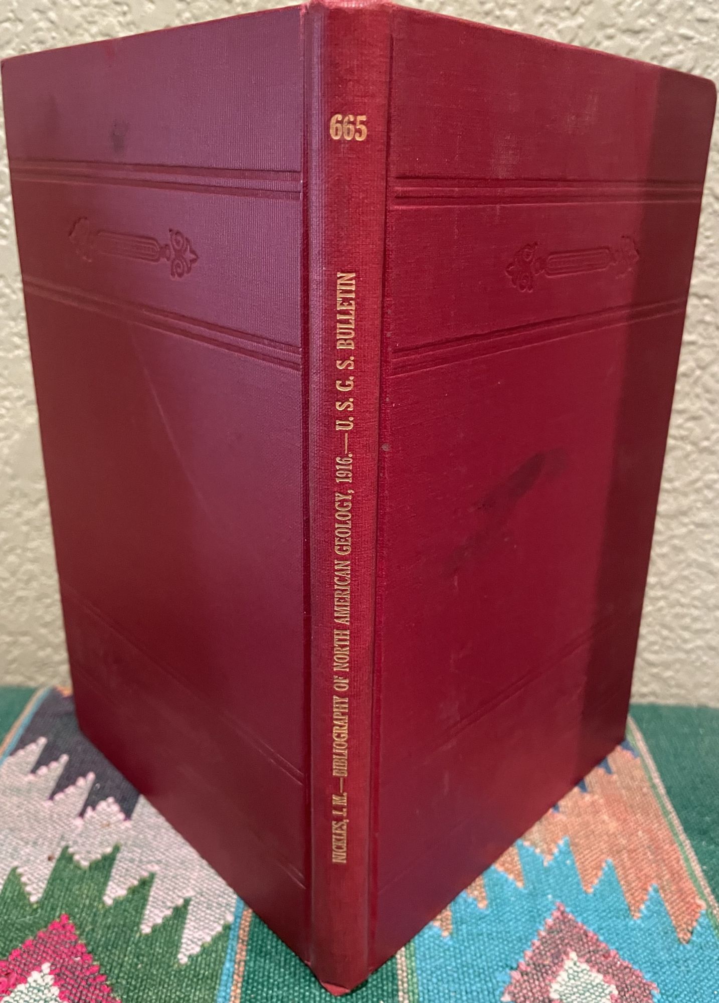 Bibliography of North American Geology for 1916 With Subject Index. J. M. Nickles.