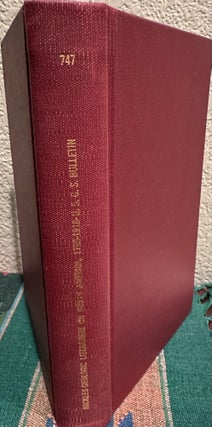 Item #18978 Geologic Literature of North America 1785-1918 Part II. Index. J. M. Nickles, R. S....
