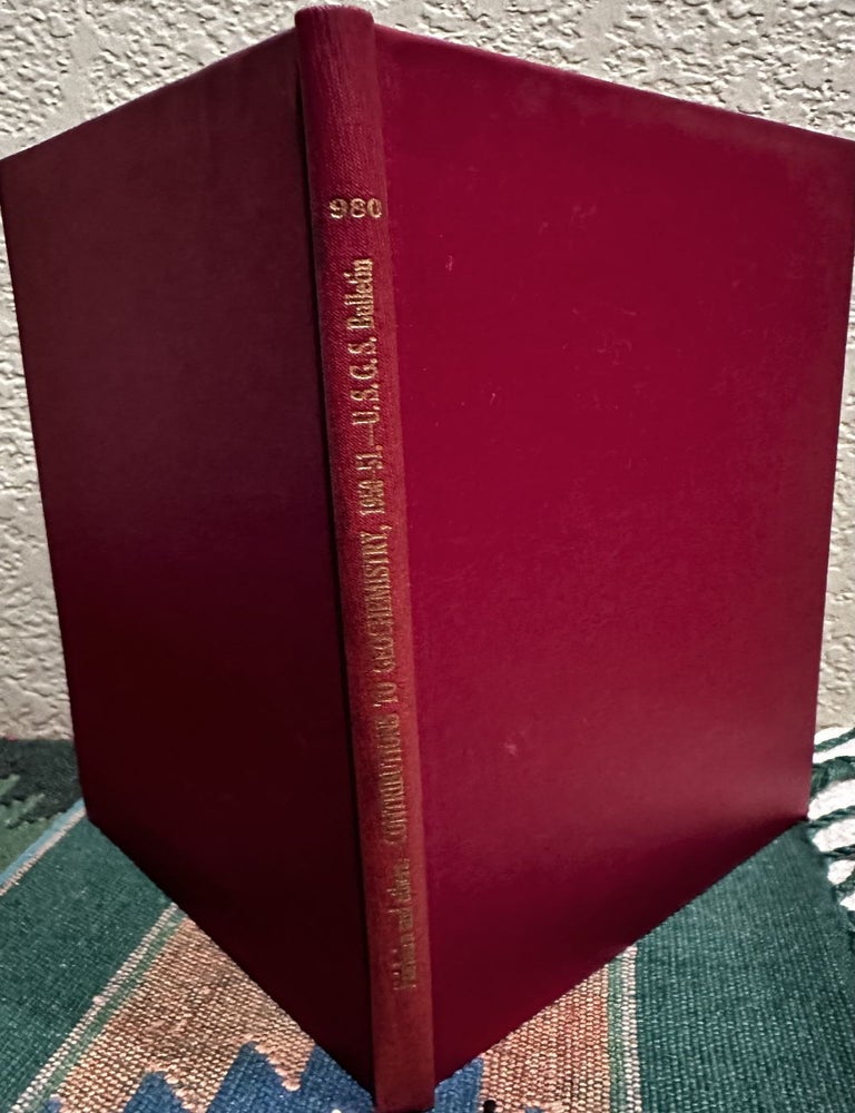 Item #19322 A Cooperative Investigation of Precision and Accuracy in Chemical, Spectrochemical and Modal Analysis of Silicate Rocks Contributions to Geochemistry, 1950-51. H. W. Fairburn.