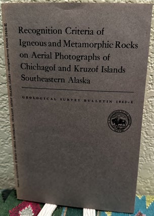 Item #19444 Recognition Criteria of Igneous and Metamorphic Rocks on Aerial Photographs of...