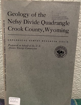Item #19615 Geology of the American Falls quadrangle, Idaho. Wilfred James Carr