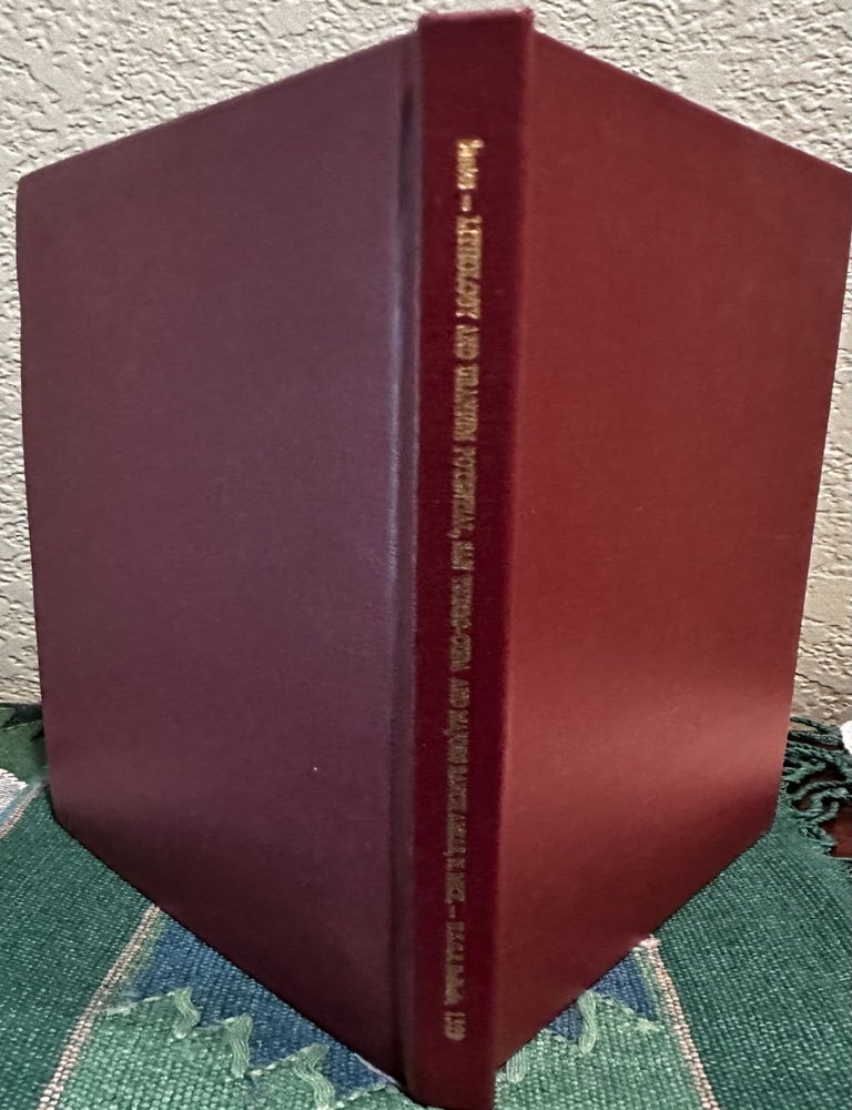 Item #19911 LITHOLOGY AND URANIUM POTENTIAL OF JURASSIC FORMATIONS IN THE SAN YSID. Elmer S. SANTOS.