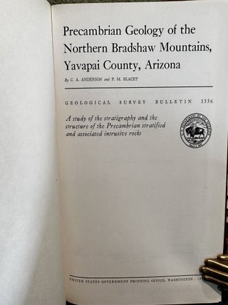 Precambrian Geology of the North Bradshaw Mountains, Yavapai County, Arizona
