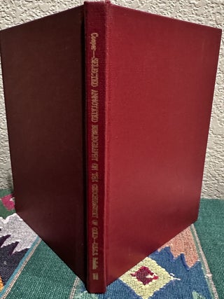 Item #19939 Selected Annotated Bibliography on the Geochemistry of Gold. Margaret Cooper
