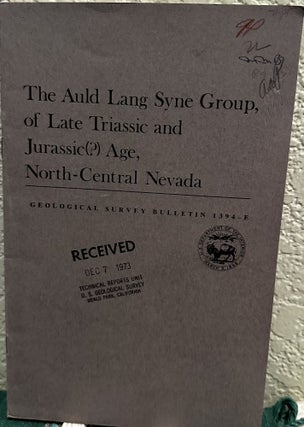 Item #20067 The Auld Lang Syne Group, of Late Triassic and Jurassic age, north-central Nevada,...