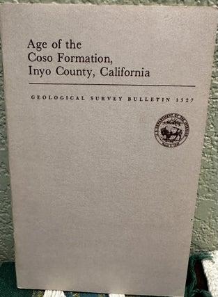 Item #20188 Age of the Coso Formation, Inyo County, California. C. R. Giovannetti Bacon, R. E.,...