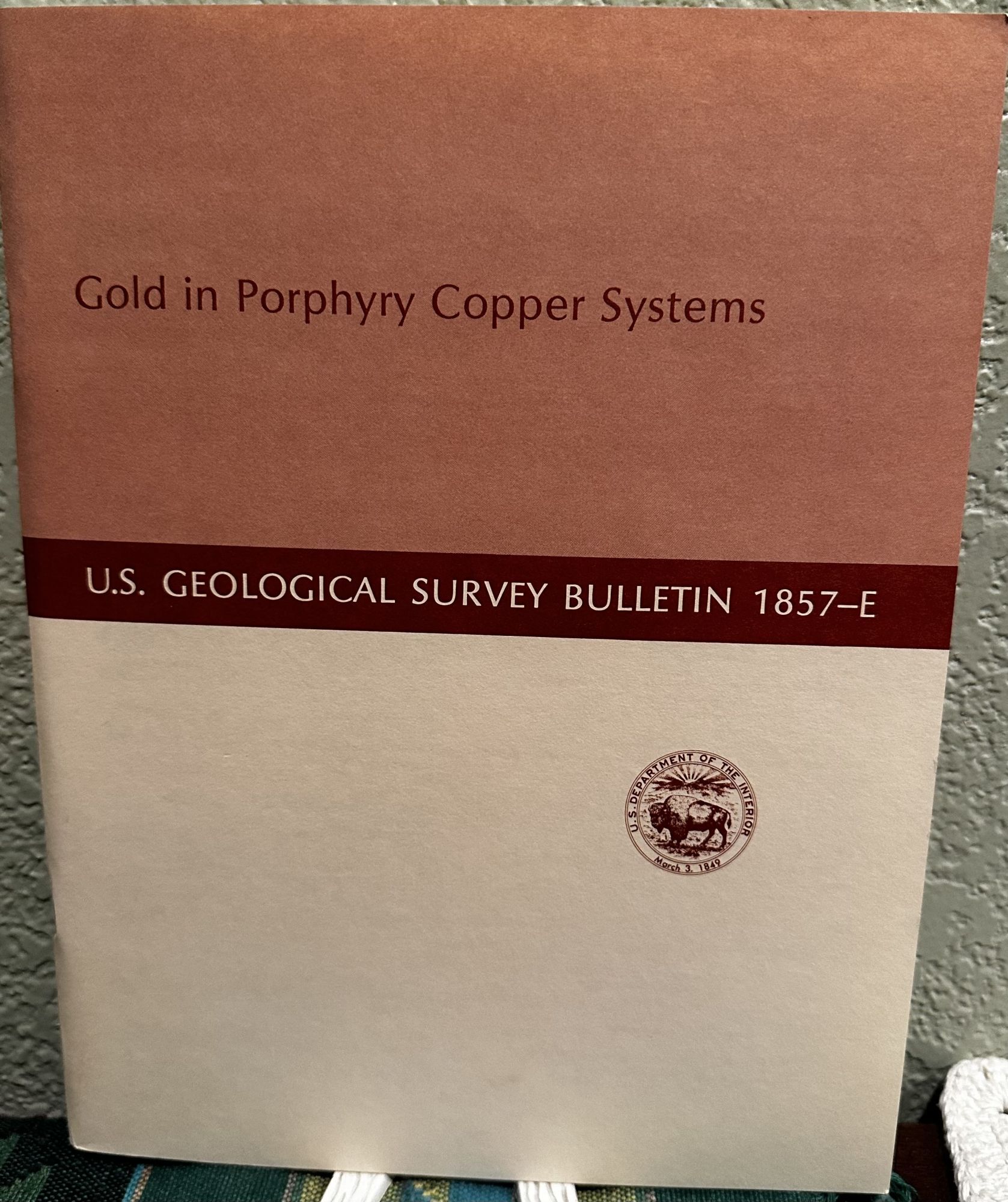 Gold in Porphyry Copper Systems. E. W Tooker.