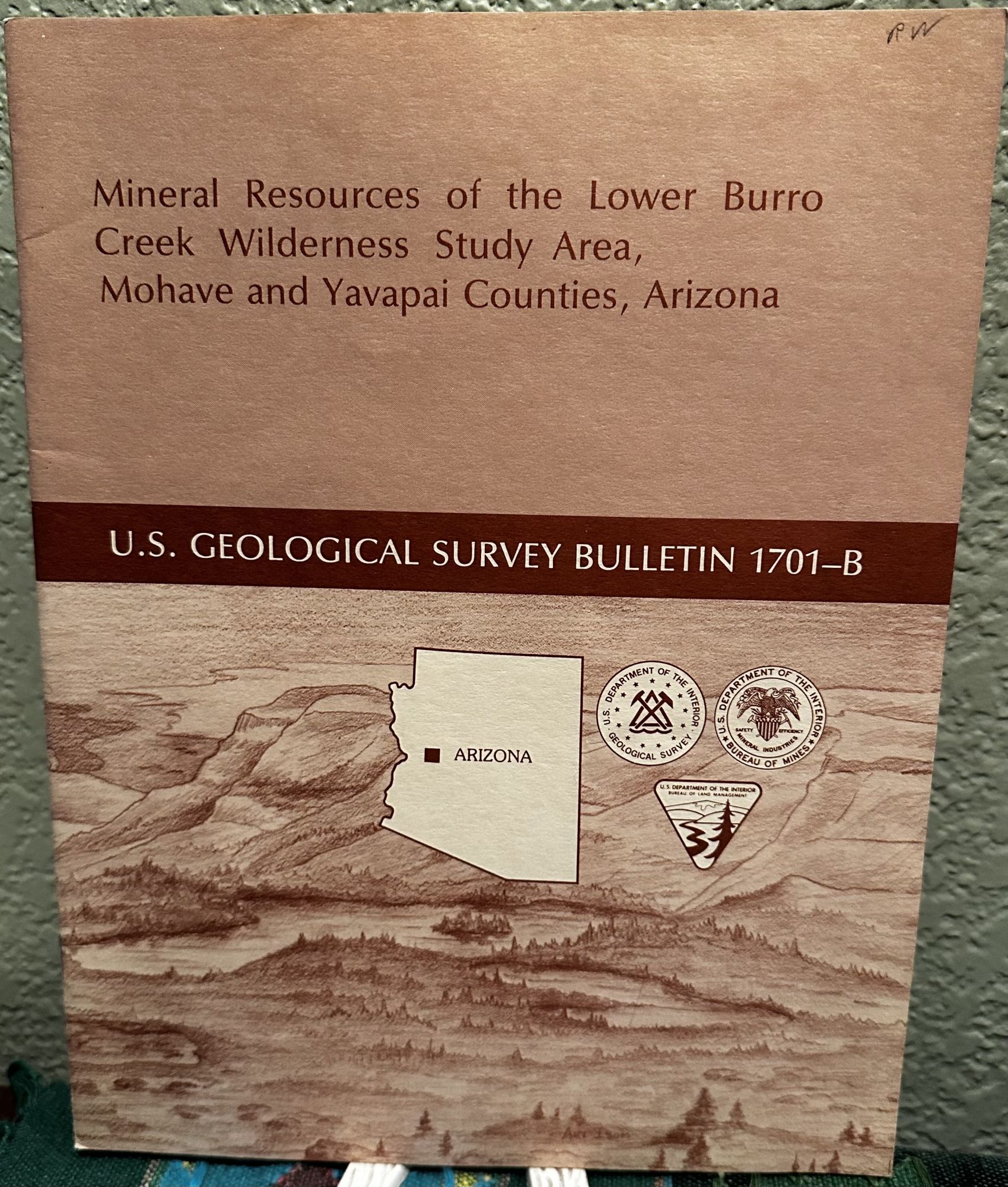 Mineral Resources of the Lower Burrow Creek Wilderness Study Area, Mohave and Yavapai Counties, R. J. Miller.
