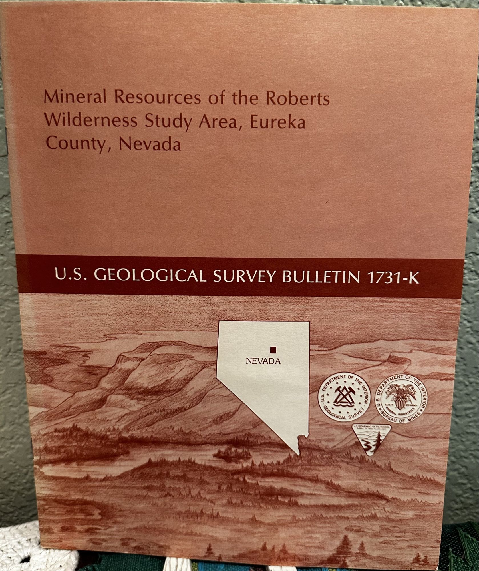 Mineral Resources of the Roberts Wilderness Study Area, Eureka County, Nevada. E. H. McKee.