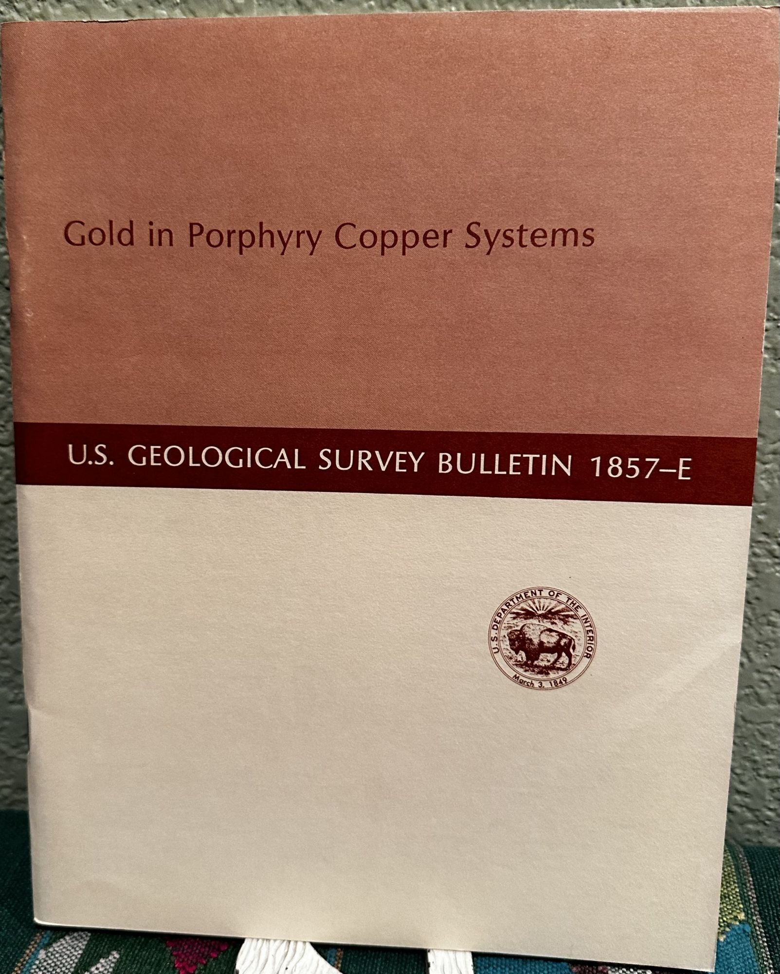 Gold in Porphyry Copper Systems. E. W Tooker.