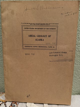 Item #20621 Areal Geology of Alaska 18 Plates and 1 Insert. (missing plate 12). P. S. Smith