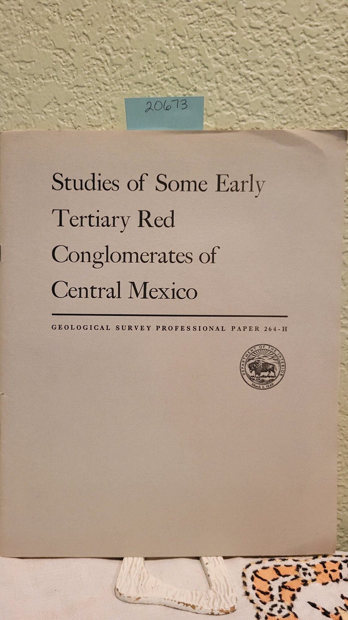 Studies of Some Early Tertiary Red Conglomerates of Central Mexico. J. D. Edwards.