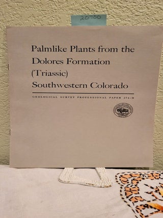 Item #20700 Palmlike Plants from the Dolores Formation Southwestern Colorado Triassic. R. W BROWN