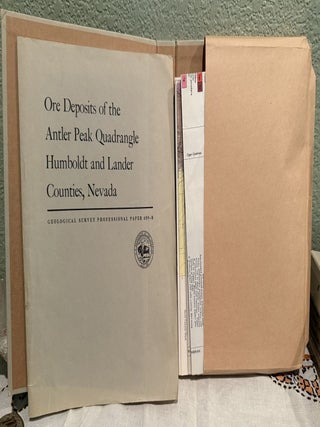 Ore Deposits of the Antler Peak Quadrangle, Humboldt and Lander Counties, Nevada Text and Plates