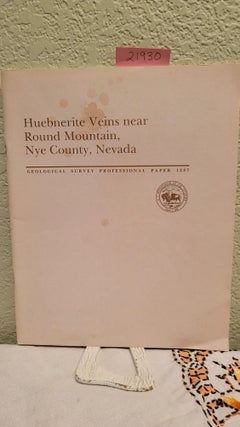 Item #21930 Huebnerite veins near Round Mountain, Nye County, Nevada. Daniel R. Foord Shawe,...