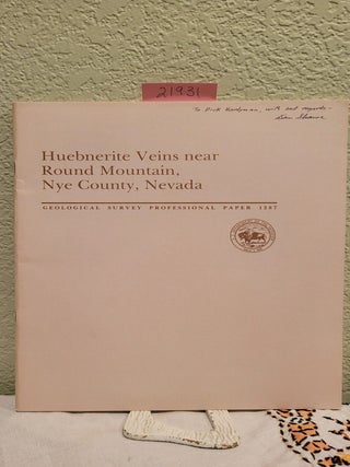 Item #21931 Huebnerite veins near Round Mountain, Nye County, Nevada. Daniel R. Foord Shawe,...
