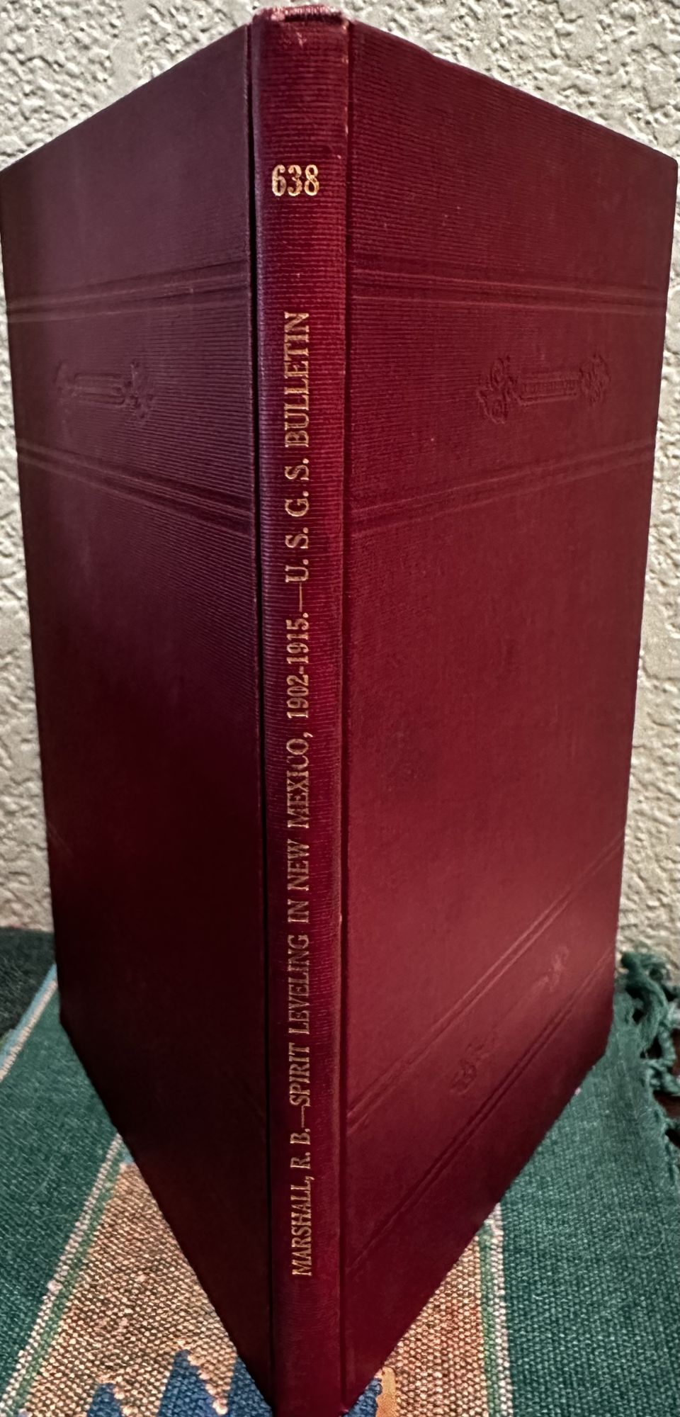 Spirit leveling in New Mexico, 1902 to 1915, inclusive. U. S. G. S.