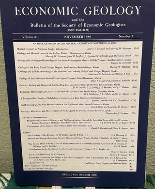 Item #24894 ECONOMIC GEOLOGY - A SPECIAL ISSUE DEVOTED TO THE MINERAL DEPOSITS OF NORTHERN...