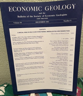 Item #24916 A Special Issue on Sea-Floor Hydrothermal Mineralization: New Perspectives Econ....