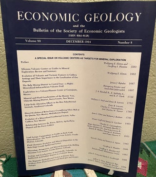 Item #24917 A Special Issue on Volcanic Centers As Targetrs for Mineral Exploration. W. E....