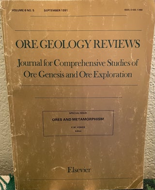 Item #25218 Special Volume Ores and Metamorphism. F. M. Ed Vokes