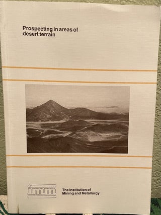 Item #25594 Prospecting in Areas of Desert Terrain. M. J. Jones