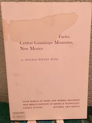 Item #25842 Permian Sedimentary Facies, Central Guadalupe Mountains New Mexico. D. W. Boyd