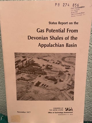 Item #26004 Status report on the gas potential from Devonian shales of the Appalachian Basin....