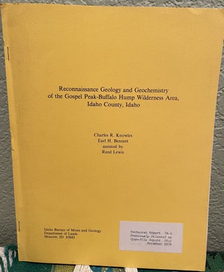 Item #26143 Reconnaissance geology and geochemistry of the Gospel Peak-Buffalo Hump Wilderness...