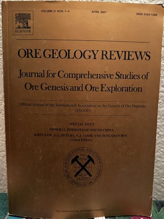 Item #26272 Special Issue Mineral Deposits of South China. Peters Khin Zaw, N. J., Cook, S. G.,...