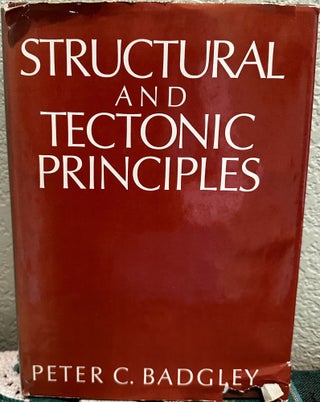 Item #26630 Structural and Tectonic Principles, 1965, Harper's Geoscience Series, 521 pages. P....