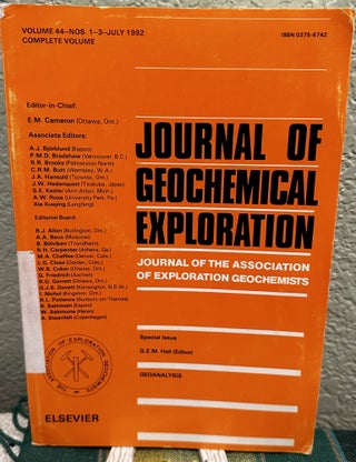 Item #26653 Geoanalysis Special Issue. G. E. M. Ed Hall