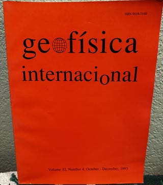 Item #26722 Colima Volcano ( Geofisica Internacional Volume 32, No. 4. Martin Del Posso, A. L.,...