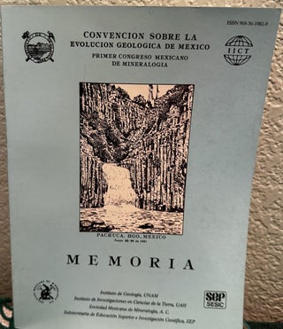Item #26723 Primer Congresso Mexicano De Mineralogia Spanish Language. R. R. Kogan, A. L. Eds...