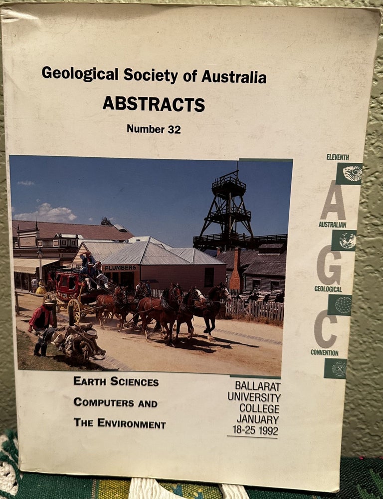 Item #26736 Earth Sciences Computers and the Environment Abstracts Eleventh Australian Geological Convention. Geological Society Of Australia.