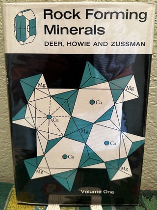 Item #28446 Rock-Forming Minerals, Volume 1 Ortho- and Ring Silicates. W. A. Deer, R. A. Howie,...