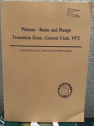 Item #28565 Plateau - Basin and Range Transition Zone, Central Utah, 1972. James L. Baer, Eugene...