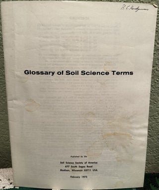 Item #29357 Glossary of Soil Science Terms by America, Soil Science Society Of [Paperback (2001