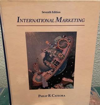 Item #29670 International Marketing. Philip R. Cateora, John M. Hess
