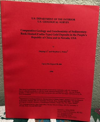 Item #29799 Comparative geology and geochemistry of sedimentary-rock-hosted gold deposits in...