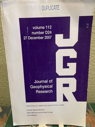 Item #29809 Global Warming and the Next Ice Age Aura Validation. Brookings American Geophysical...