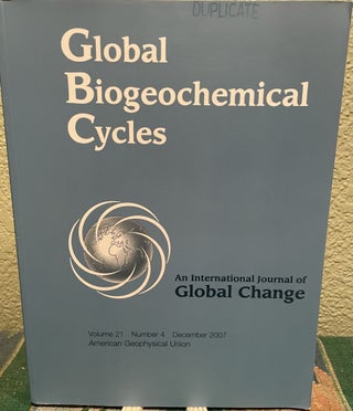 Item #30006 Global Biogeochemical Cycle An International Journal of Global Change. American...