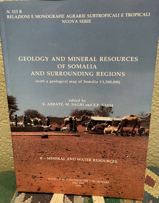 Item #30222 Geology and Mineral Resources of Somalia and Surrounding Regions English. E. Abbate, Eds